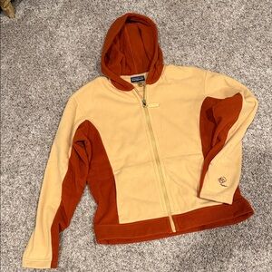 Patagonia Orange and Tan Jacket